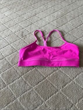 lululemon athletica Hot Pink Strappy Swim Bikini Top